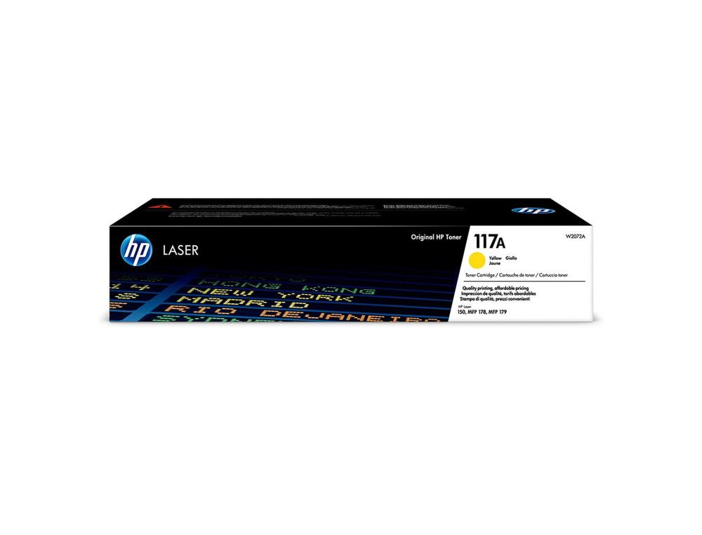 CARTOUCHE D'ENCRE HP COLOR LASERJET HP 117A JAUNE