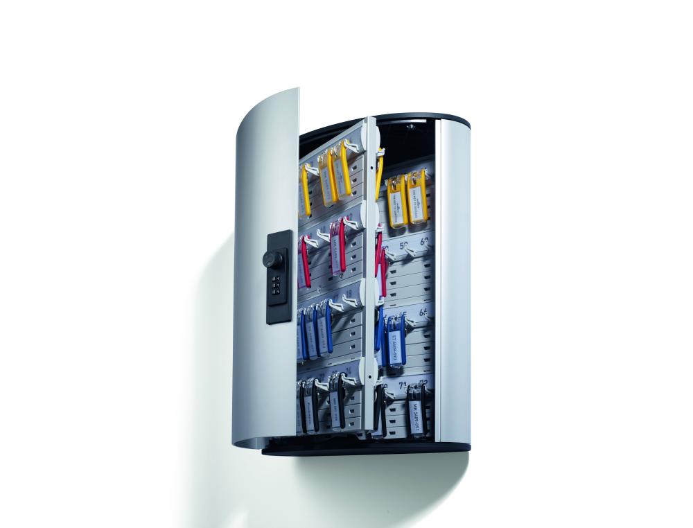 KEYBOX ARM. 72 CLES SERRURE ACARMOIRE A CLES SERRURE A COMBINAISON 72 CLES GRIS ALUMINIUM